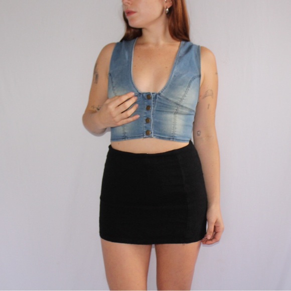 Urban Outfitters Y2K Jean vest top - Picture 1 of 4